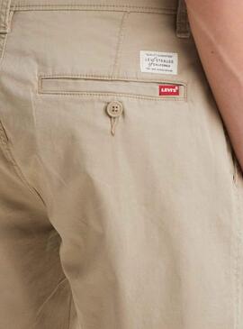 Bermudas Levis Chino Short Beige Para Hombre