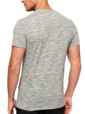 Camiseta Superdry Patch Gris Para Hombre