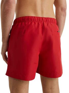 Bañador Tommy Hilfiger Logo Rojo para Hombre