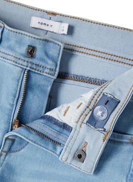 Pantalón Name It Silas Slim Azul Claro para Niño