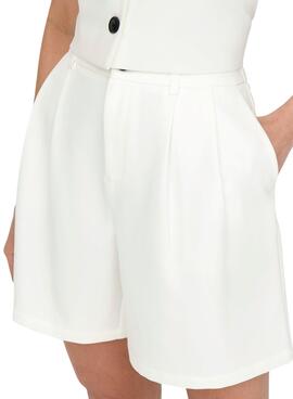 Short Only Abba Blanco Para Mujer