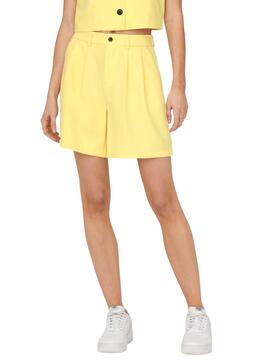 Short Only Abba Amarillo Para Mujer