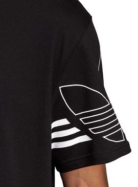 Camiseta Adidas Outline Negro Hombre