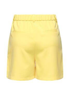 Short Only Abba Amarillo Para Mujer