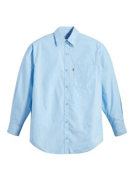 Camisa Levis Nola Azul Para Mujer