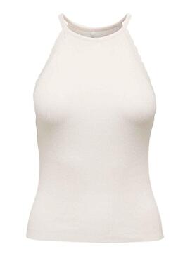 Top Only Gemma Halter Beige Para Mujer