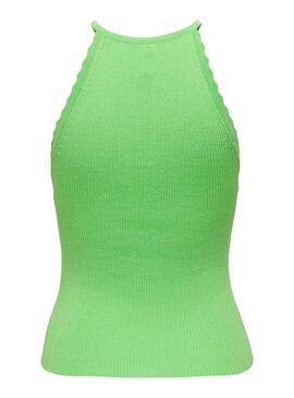 Top Only Gemma Halter Verde Para Mujer