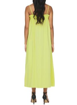 Vestido Only Mia Amarillo Para Mujer