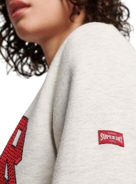 Sudadera Superdry Franchise Gris para Mujer