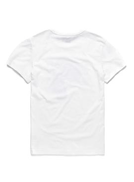 Camiseta G-Star Graphic 45 Blanco Hombre