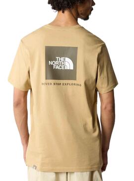 Camiseta The North Face Box Khaki para Hombre