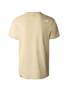 Camiseta The North Face Basic Beige para Hombre