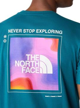 Camiseta The North Face Foundation Azul Hombre