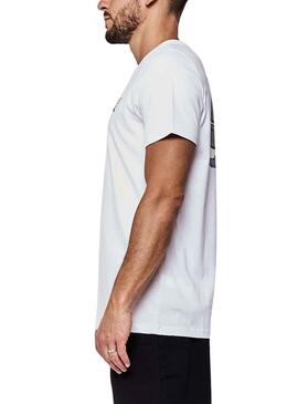 Camiseta Kappa Bboy Blanca Barco para Hombre