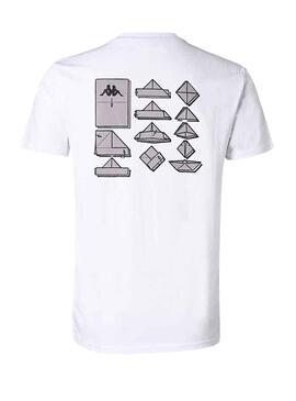 Camiseta Kappa Bboy Blanca Barco para Hombre