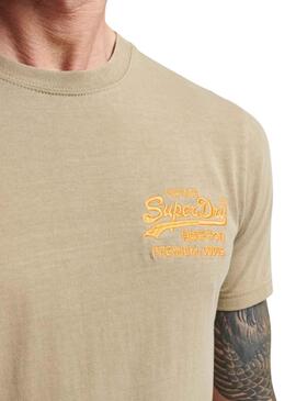Camiseta Superdry Vintage VL Neon para Hombre