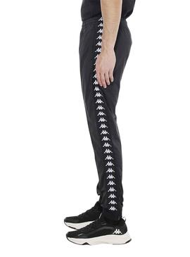 Pantalón Kappa Rastoria Slim Negro para Hombre