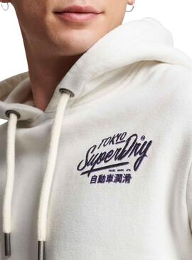 Sudadera Superdry Photographic Blanca para Hombre