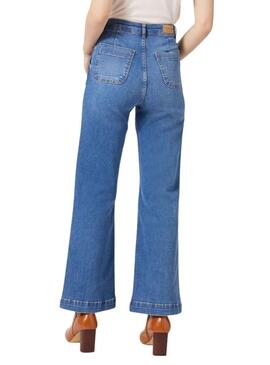 Pantalón Vaquero Naf Naf Acampanado Para Mujer