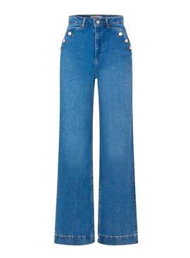Pantalón Vaquero Naf Naf Acampanado Para Mujer