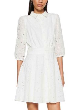 Vestido Naf Naf Evual Blanco Para Mujer