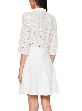 Vestido Naf Naf Evual Blanco Para Mujer