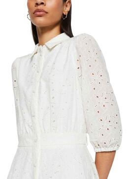 Vestido Naf Naf Evual Blanco Para Mujer