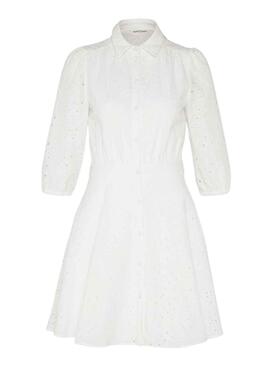 Vestido Naf Naf Evual Blanco Para Mujer