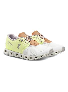 Zapatillas On Running Cloud 5 Amarillo para Mujer