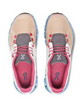 Zapatillas On Running Cloud 5 Rosa para Mujer