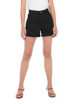 Short Only Vega Mom Negro Para Mujer