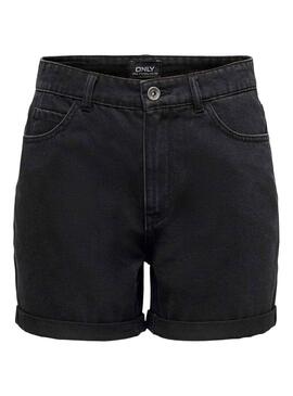 Short Only Vega Mom Negro Para Mujer