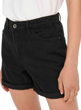 Short Only Vega Mom Negro Para Mujer