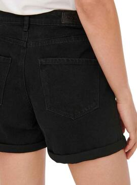 Short Only Vega Mom Negro Para Mujer