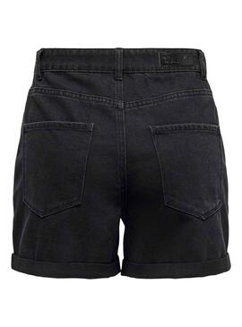 Short Only Vega Mom Negro Para Mujer