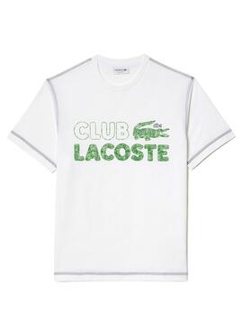 Camiseta Lacoste TH5440 Blanco para Hombre