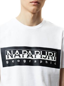 Camiseta Napapijri Sele Blanco Hombre y Mujer
