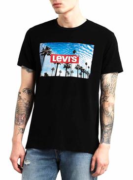 Camiseta Levis Graphics Negro Hombre