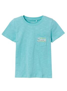 Camiseta Name It Velbo Azul para Niño