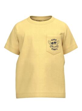 Camiseta Name It Velbo Amarillo para Niño