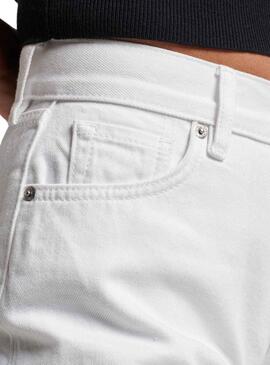 Shorts Superdry Studios High Blanco para Mujer