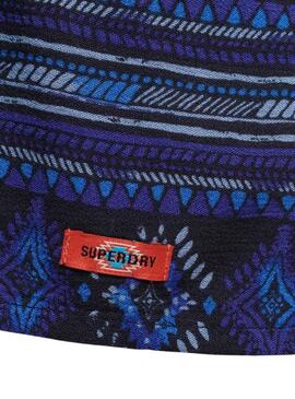 Vestido Superdry Notch Azul para Mujer