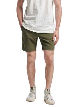 Bermudas Superdry Overdyed Verde para Hombre