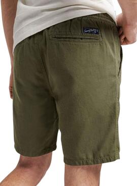 Bermudas Superdry Overdyed Verde para Hombre