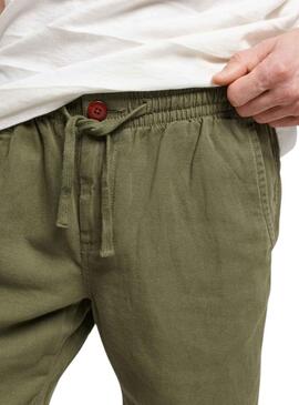 Bermudas Superdry Overdyed Verde para Hombre