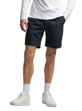 Bermudas Superdry Overdyed Marino para Hombre