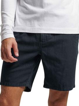 Bermudas Superdry Overdyed Marino para Hombre