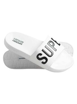 Chanclas Superdry Code Core Vegan Blanco Hombre