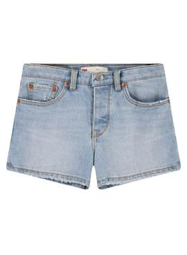 Shorts Levis 501 Azul Claro para Niña