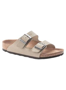 Sandalias Birkenstock Arizona Beige Niña y Niño